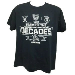 NFL Raiders Team Of The Decades Novelty Helmets Logos Black Mens Size L